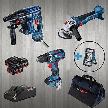 boş drel: Bosch Professional akkumulyatorlu alətlər dəsti Dəstdə olanlar: - — 1