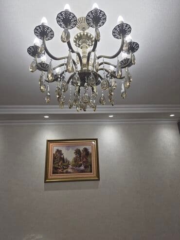 Lent lampalar: Çılçıraq, 10 və daha çox lampa, Metal — 2