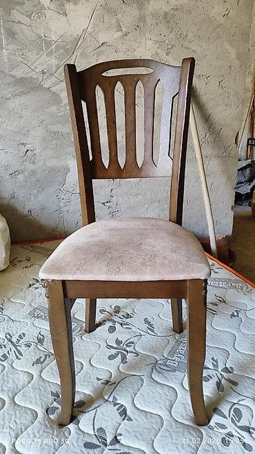 Masalar: Qonaq otağı üçün, İşlənmiş, Qatlanmayan, rəng - Bej Stul — 5