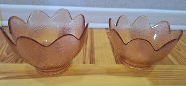 esl mimoza salatı: Миски, Набор из 2 шт., цвет - Оранжевый, Стекло — 2