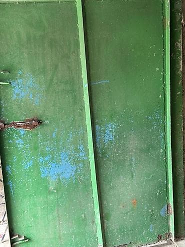 giris qapi: Metal qaraj qapısı – ikiqat açılan - Material: qalın metal/Polad — 4