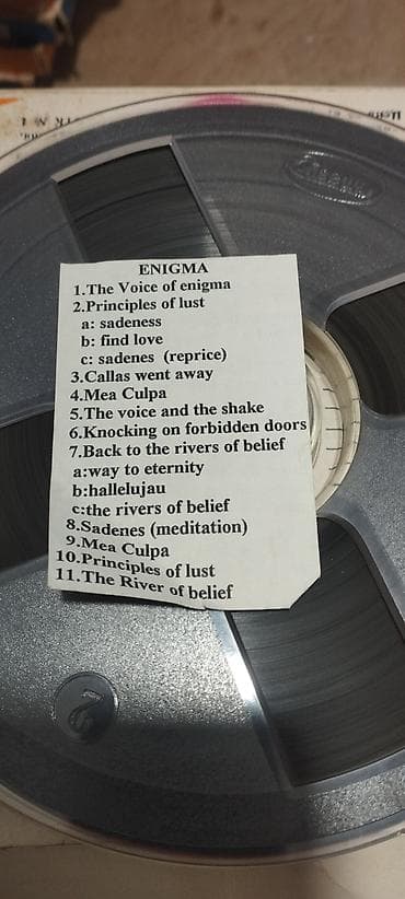 Məhsul: Maqnitofon lentində “Enigma – MCMXC a.D.” albomu (tracklist
