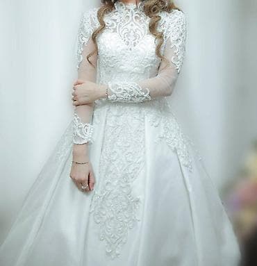 Gəlinlik paltarı satılır. Tükrkiyədə sifarişlə tikdirilib. 1 dəfə — 2