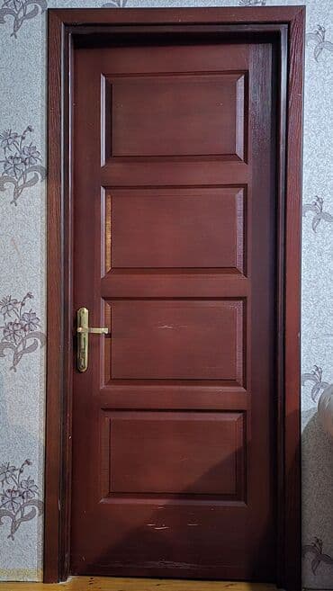 holcim satış: İşlənmiş Otaq qapısı 90x210 sm Çərçivə ilə, Zəmanətsiz, Ünvandan götürmə, Ödənişli çatdırılma — 3