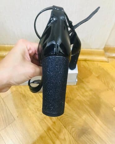 qara mokasinlər: Ölçü: 38.5, rəng - Qara, Yeni — 5