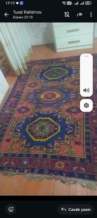 xalca uzlukləri: Xalça – əl toxuması, ənənəvi Qafqaz üslubunda - Ölçü təxmini: orta — 4