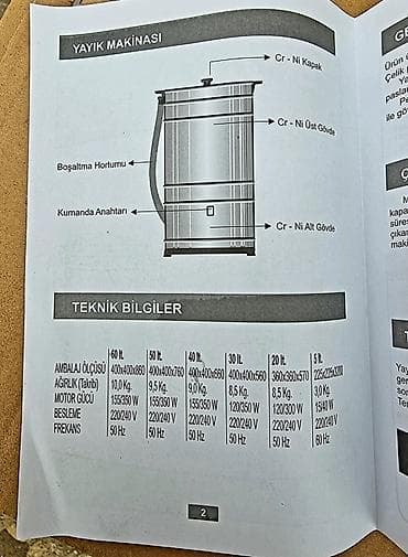 60 l, Türkiyə, Nağd ödəniş, Yeni — 10