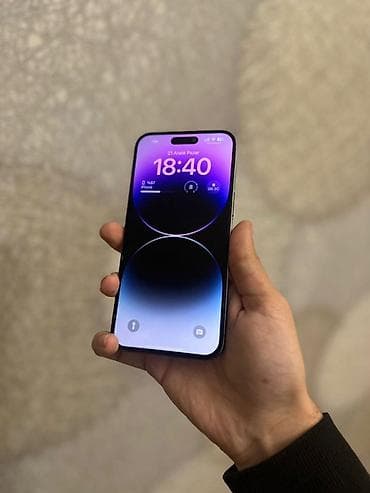 16 pro satış: IPhone 14 Pro Max, 256 GB, Deep Purple, Face ID — 6