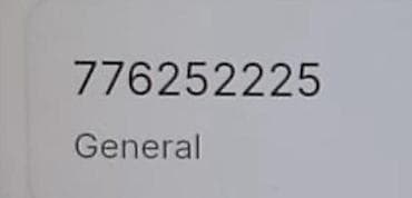 “General” adlı 776252225 rəqəmi təqdim olunur. Qısa və yadda qalan