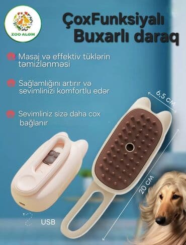 pişik üçün daraq: Buxarlı daraq Gözəl dizaynla hazırlanmış məhsulumuz artiq — 1