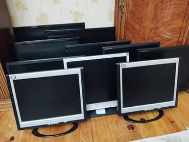 принтер лазерный hp: Hp manitor az işlənib,qara rəngdə — 1