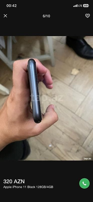 IPhone 11, 128 GB, Qara, Face ID — 5