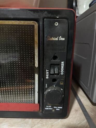 qaz sobasi ayrica dayanan: Duxovka Elektrik, rəng - Qırmızı, Ayrıca dayanan — 2