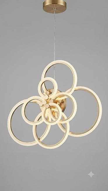 işıq bloku: Led Çılçıraq, 4 və daha çox lampa, Metal — 3