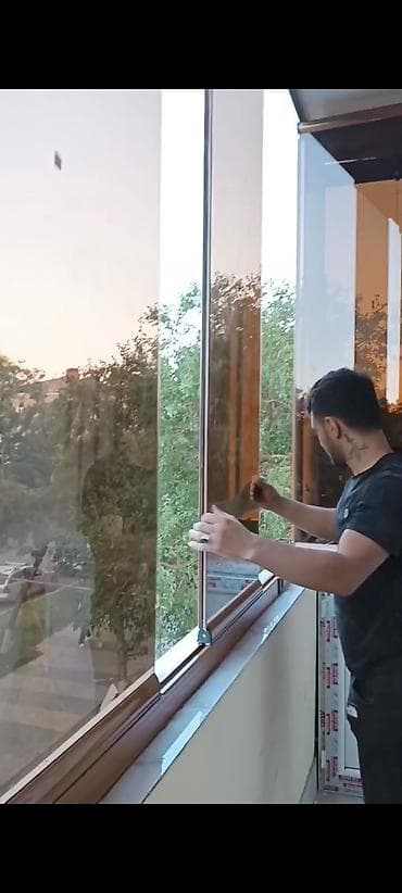 profiller: Cam balkon tam keramik Duş Kabin Sürgü Cebhe Pvc.sifarişleri qebul — 1