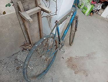 velosipedler satisi: Köhnə tip şəhər velosipedi – bərpa və ya ehtiyat hissə üçün - Polad — 3