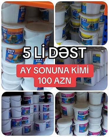 ditdili dermani: OXY POOL hovuz kimyası – 5-li dəst Dəst tərkibi (markada “OXY POOL”) — 1
