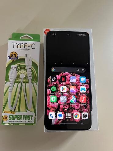 redmi a10: Redmi Note 12, 128 GB, rəng - Qara, Sensor, Face ID — 4