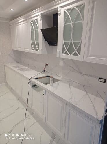 nerjaveka cen: Sifarişlə mətbəx dəsti, Özü çəkən petlələr, MDF, Kredit var, Pulsuz çatdırılma — 2