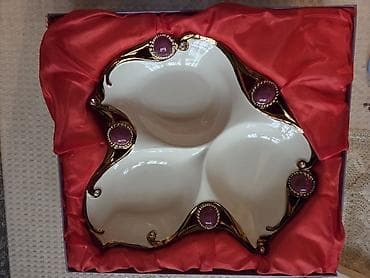 parca: Yep yenidi. Life Smile Royal Porcelain üç bölməli servis qabı - — 1