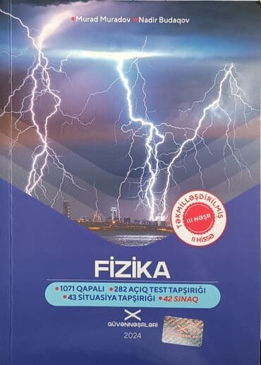 fizika test toplusu 1 ci hisse 2023: Fizika 11-ci sinif, 2024 il — 1