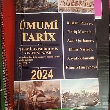 Ruslan rzayev Azərbaycan tarixi umumi tarix kitablari satılır.biri 6 — 2