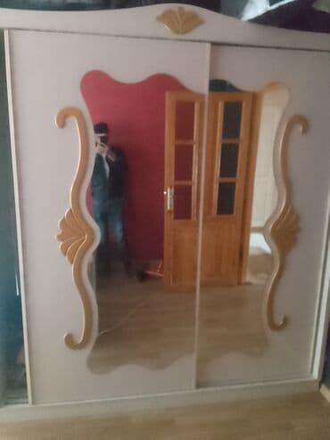 Sifarişlə mebel: İkinəfərlik çarpayı, Dolab — 1