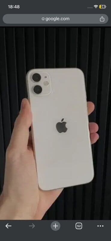 4k m3u: IPhone 11, 64 GB, Ağ, Barmaq izi, Face ID — 1