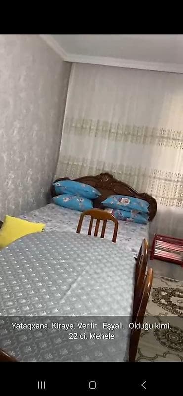 Bağ evləri: Kirayə verilən mebel və texnikalı yataq otağı – 22-ci məhəllə — 1
