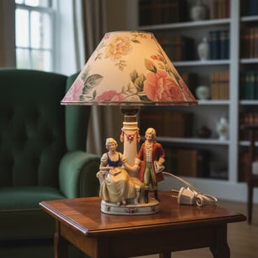 Немецкая лампа.
Статуэтка фарфор немецкая lalafo.az -da Немецкая лампа.
Статуэтка фарфор немецкая