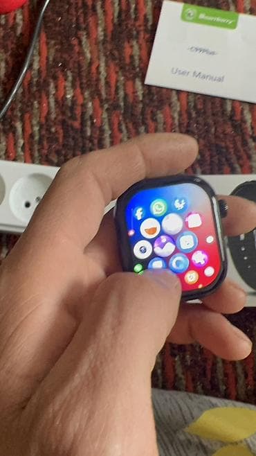 Smart saat, Smart, Sensor ekran, rəng - Qara