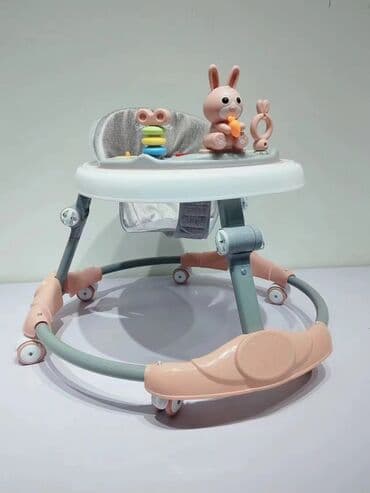 dovşan oyuncaq: Uşaq gəzdirici (baby walker) – dairəvi, yığcam və stabildir — 3