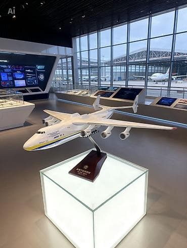 ANTONOV An-225 “Mriya” dekorativ model – vitrin üçün premium maket -
