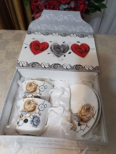 qab qazan: Stəkan Fincan dəst Hədiyyəlik — 2