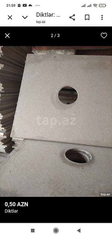 Строительные леса: Dsp Çornu pola laminant altına vurulur Ölçü 60/60 Təzədir 1 ədədi — 3