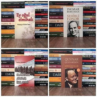 cingiz abdullayev kitablari: Satışda – müxtəlif janrlarda seçmə kitablar (ad və qiymətlər): 1 — 6