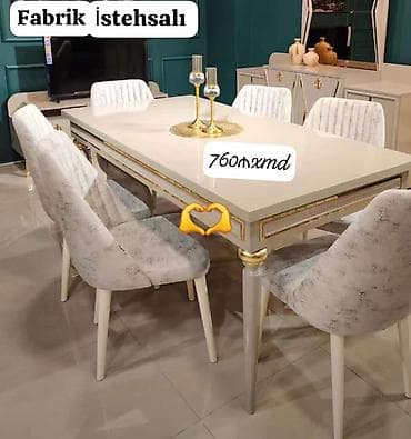 Masa ve oturacaq yeni rəng seçimi var lalafo.az -da Masa ve oturacaq yeni rəng seçimi var