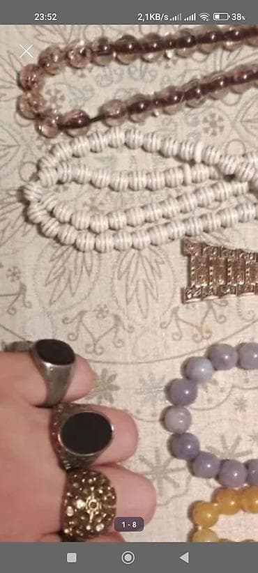 klac cantalar: Diqqət . üzüklərbpyük barmaqlar ücündür, 2iyarətdən gəlib.qiymət 4,5 — 7