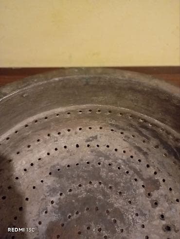 mis samovar: Qədimi Məişət üçün mis/metal qab-qacaq dəsti Təsvir: - Şəkillərdə — 4