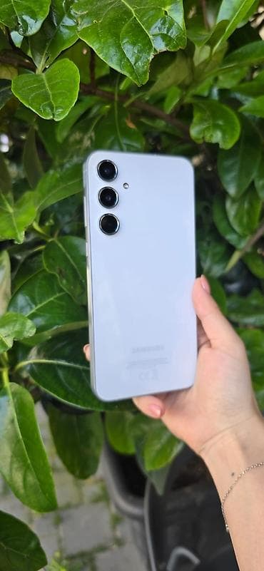 Samsung Galaxy A55, 256 GB, rəng - Ağ, Barmaq izi — 3