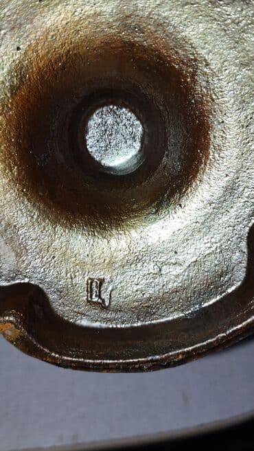 nişan dekoru: İki ədəd dekrativ şamdan dəsti - Material: Döküm metal - Rəng/örtük — 2