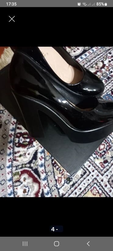 inan ayakkabı: Tuflilər, Ölçü: 36, rəng - Qara, Yeni — 3