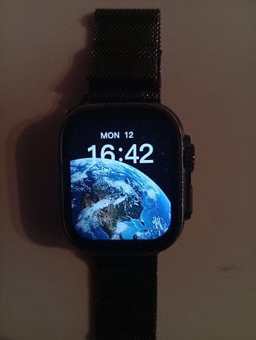 g8 max saat: İşlənmiş, Smart saat, Sensor ekran, rəng - Qara — 2