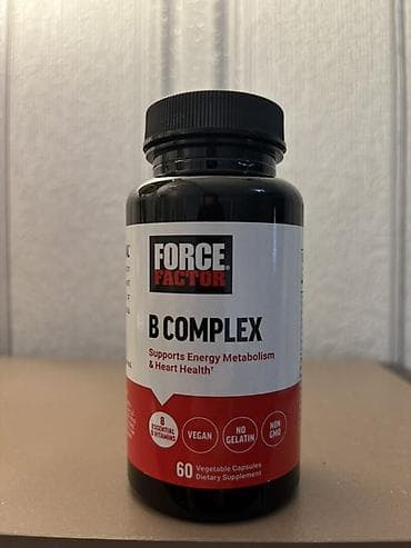 Məhsul: Force Factor B Complex – bitki mənşəli kapsullar
