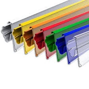 ref: PVC qiymət cibləri və rəf etiket profilləri - Material: yüksək — 4