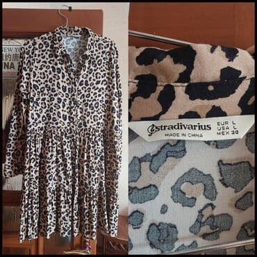 klassik geyim: Qadın geyim dəsti – 4 paltar 1) Pull&Bear qara, skater kəsimli — 3