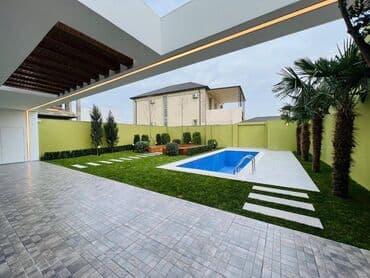 купить дачу в вишневке в баку: Баку, Мярдяканы, 230 м², 5 комнат, С бассейном, Комби, Газ, Электричество — 4