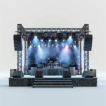 Professional səsgücləndirmə sistemi – tam hazır set Sizin tədbiriniz