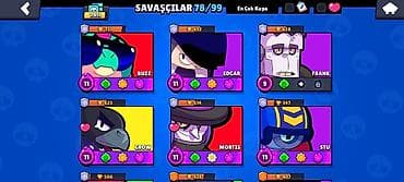 Velosiped aksesuarları: Brawl Stars hesabı – 78/99 döyüşçü Ümumi: - Kupa: 17 893+ - — 3