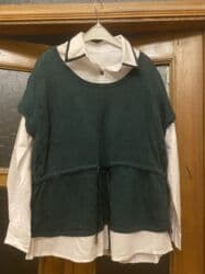 qadın geyimləri və qiymətləri: Qadın geyimləri – 2 fərqli model 1) Ağ bluz: - Yumşaq, axıcı parça - — 27